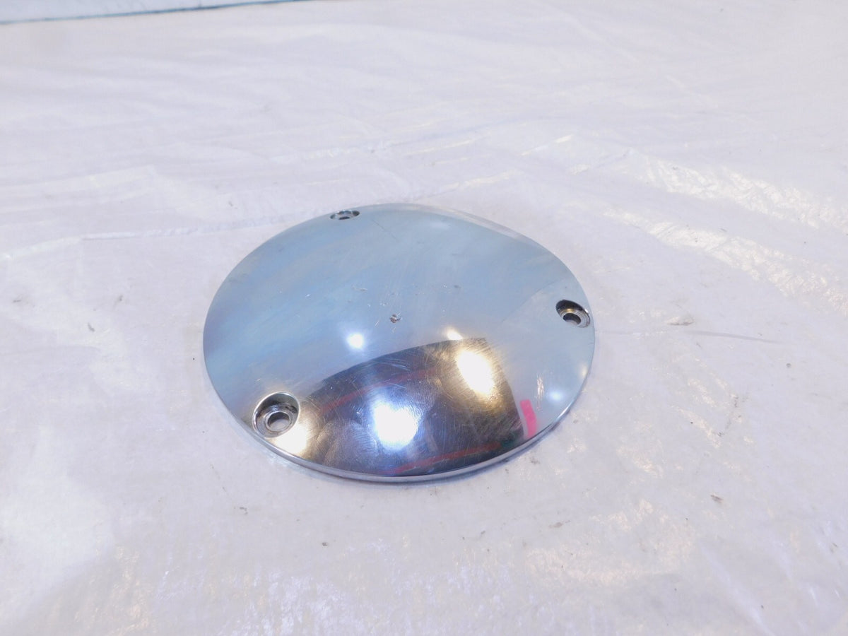 Harley Evo Softail Dyna & FXR Left Engine Motor Chrome Derby Clutch Cap Cover - C3 Cycle