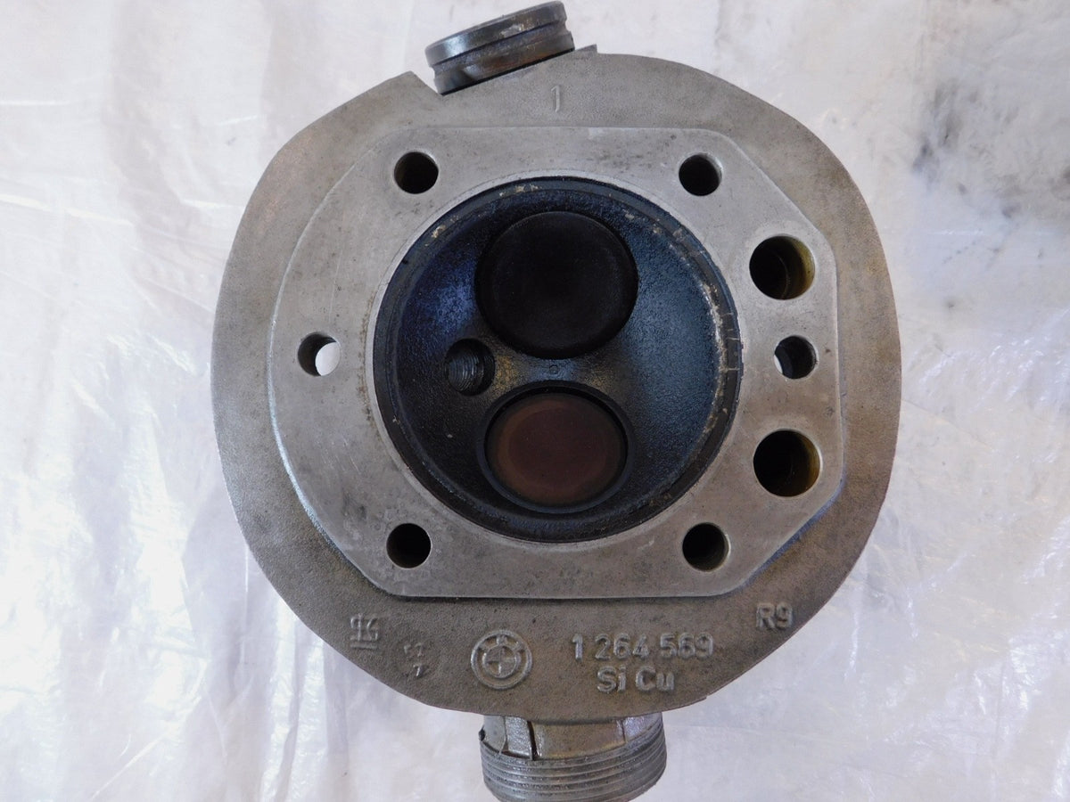 BMW Airhead R80 Silver Left/Right Engine Motor Cylinder Head w/ Valve Covers - C3 Cycle