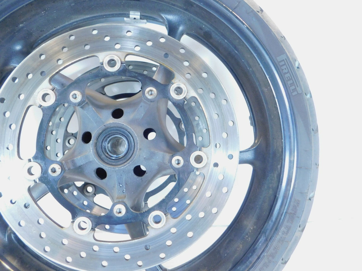 Yamaha YZFR6S YZF R6S & YZFR6 R6 & FZ6 FZ-6 Front Drive Wheel Rim Tire & Rotors - C3 Cycle