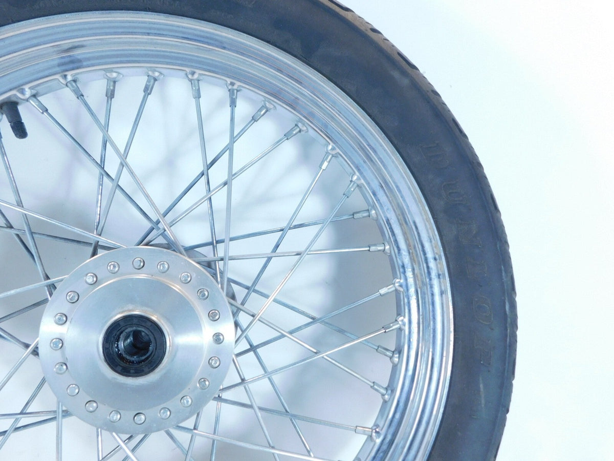 Harley Davidson XLH Sportster 883 1000 & 1200 Spoked Front Wheel Rim Rotor -19" - C3 Cycle