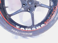 Yamaha Road Star Warrior 1700 XV1700 Black Front Wheel Rim & Tire -Slightly Bent - C3 Cycle