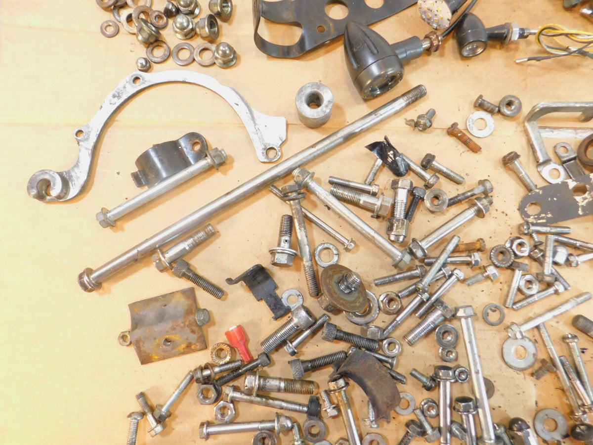 79 Honda CB750L Limited Edition Misc Nuts Bolts Brackets Hardware Parts Box Lot - C3 Cycle