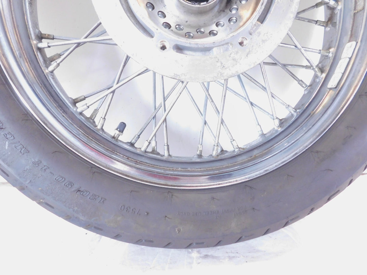 1998-2002 Honda VT1100 VT1100C3 Shadow Aero 1100 Chrome Front Wheel Rim & Hub - C3 Cycle