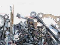 1985 85 Harley Davidson FX FXWG Wide Glide Nuts Bolt & Brackets Parts Box Lot - C3 Cycle
