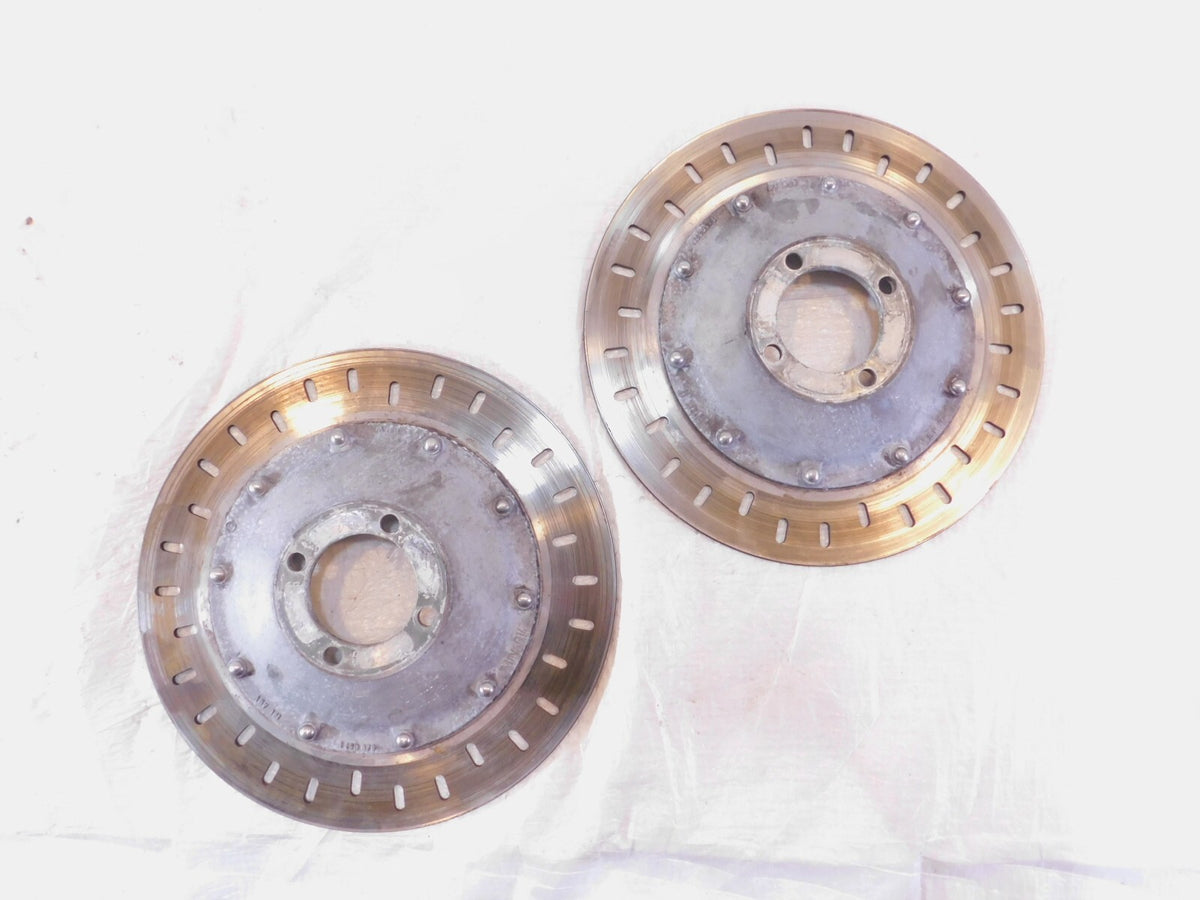 BMW K100 K100LT K100RS & K75 K75S K75RT Left/Right Front Wheel Disc Brake Rotors - C3 Cycle
