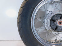 1996-2000 Honda Rebel CMX250 CMX250C Rear Spoked Wheel Rim & Hub 2.75x15 -Bent - C3 Cycle