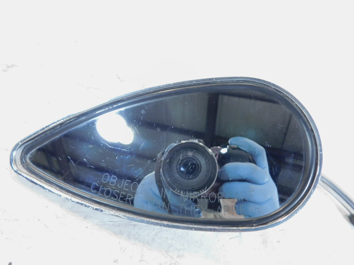 Harley Davidson FXR & Softail & Dyna & Sportster Left Chrome Rear View Mirror - C3 Cycle