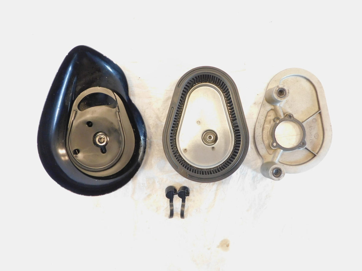 Harley Davidson Dyna Low Rider & Street Bob Black Air Intake Cleaner Cover - C3 Cycle