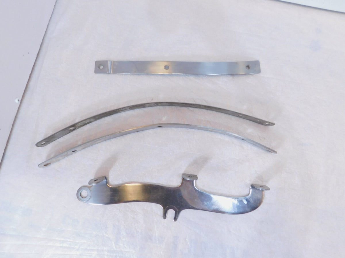 Harley Davidson Softail Street Bob Front Windshield Windscreen Mount Bracket Lot - C3 Cycle