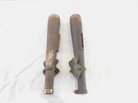 1978-1981 Honda CX500 500 Deluxe Lower Left/Right Exhaust System Muffler Pipes - C3 Cycle