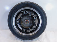 80-82 Honda CB650 CB750 Custom 650 750 Black Rear Wheel Rim & Tire 2.5"x16" - C3 Cycle
