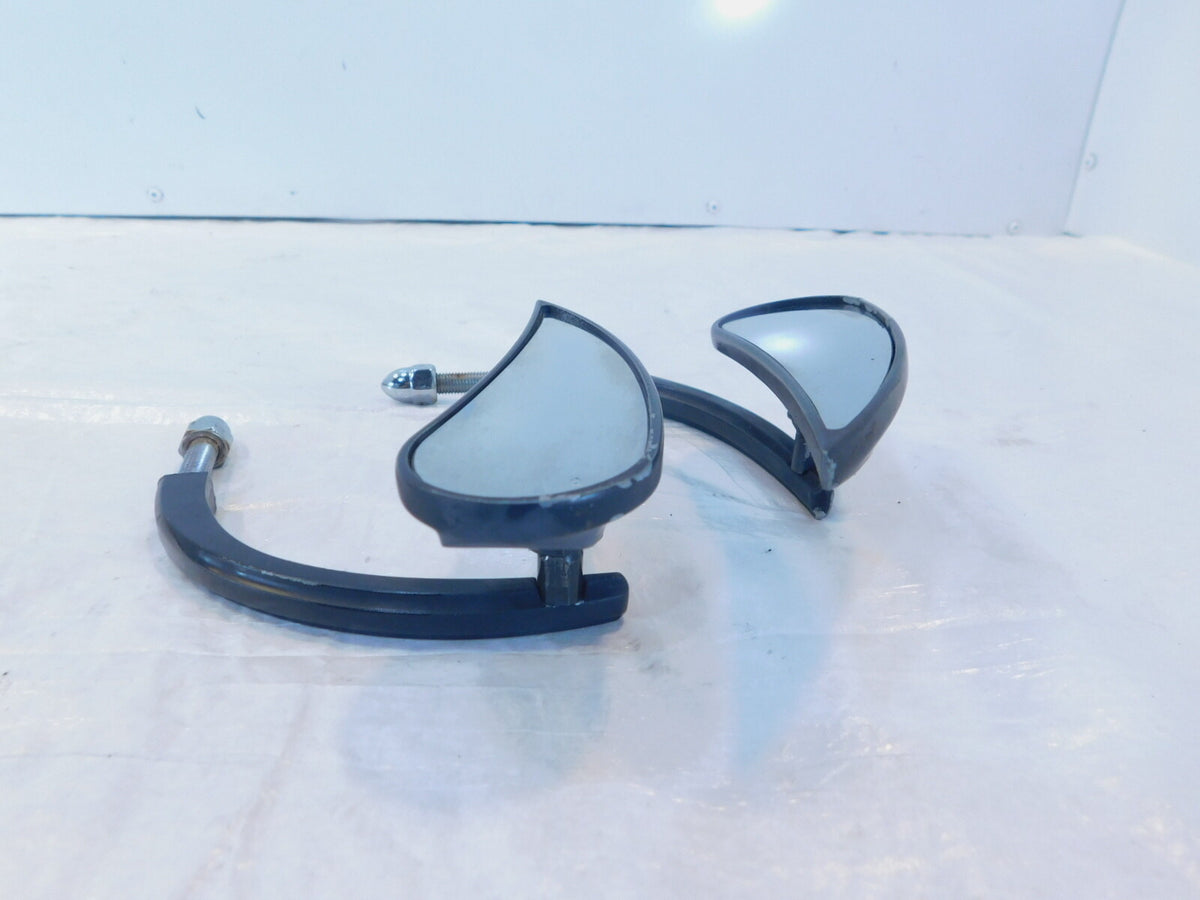 Harley Dyna Sportster Softail FXR & Sportster Front Black Rear View Mirror - Set - C3 Cycle