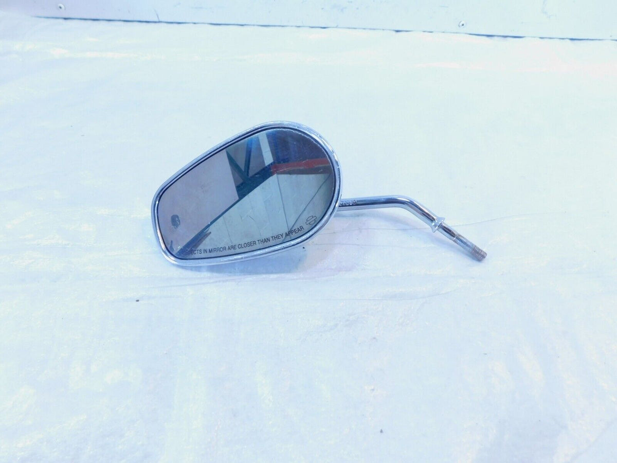 Chrome Harley Davidson FXR & Softail & Dyna & Sportster Left Rear View Mirror - C3 Cycle