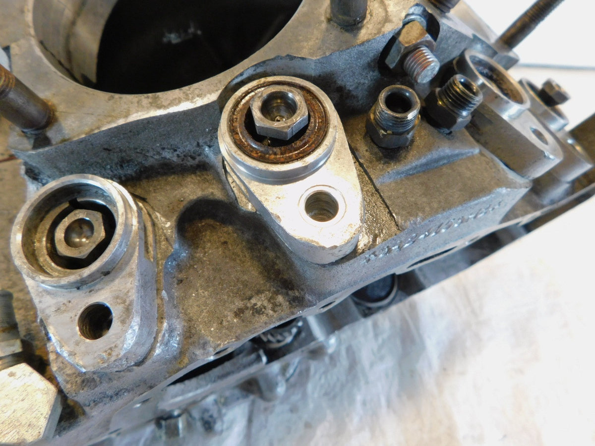 72 Harley Ironhead Sportster XLH 1000 Engine Motor Crankcase Crank Case Block - C3 Cycle