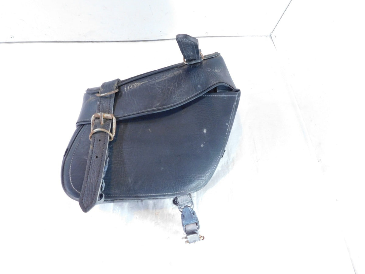 2007 07 Harley Davidson Softail Custom FXSTC Black Right Side Luggage Saddle Bag - C3 Cycle