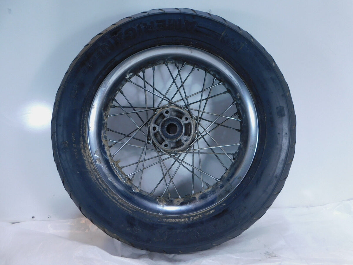 Harley Sportster & Road King Electra Glide Profile Laced Chrome Rear Wheel Rim - C3 Cycle