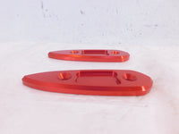 2015-2018 Yamaha YZFR3 Red Left/Right Side Rear Side View Mirror Mount Plates - C3 Cycle
