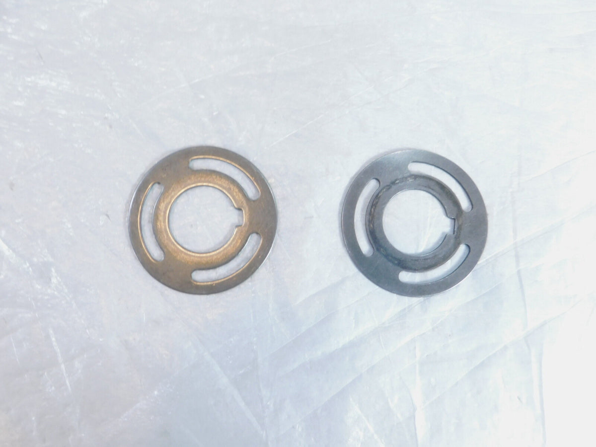 Pair 2002 MZ Skorpion Tour MZ660 660 Dual Crankshaft Bearing Cover Washers