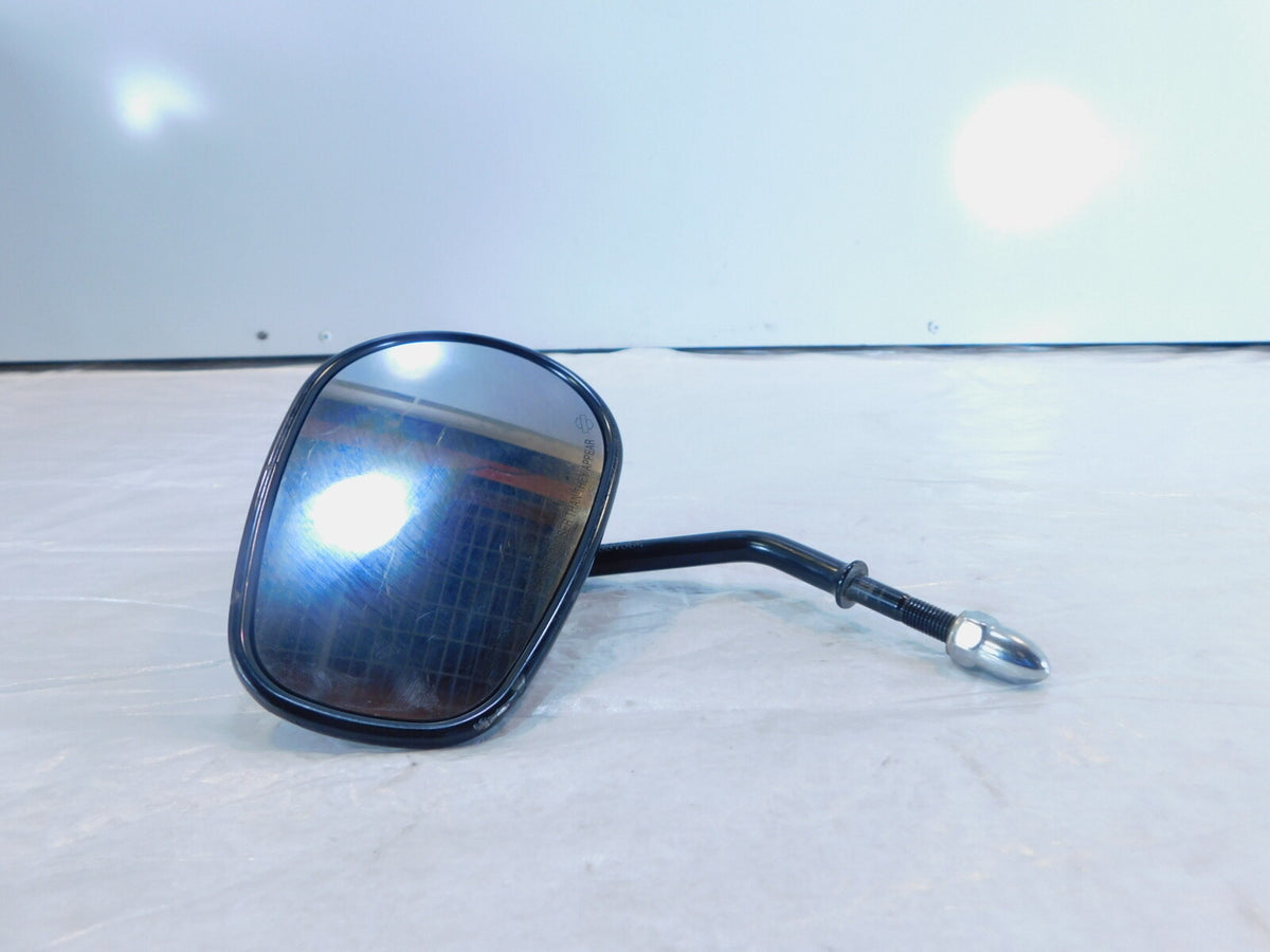 Harley Davidson FXR & Softail & Dyna & Sportster Left Black Rear View Mirror - C3 Cycle