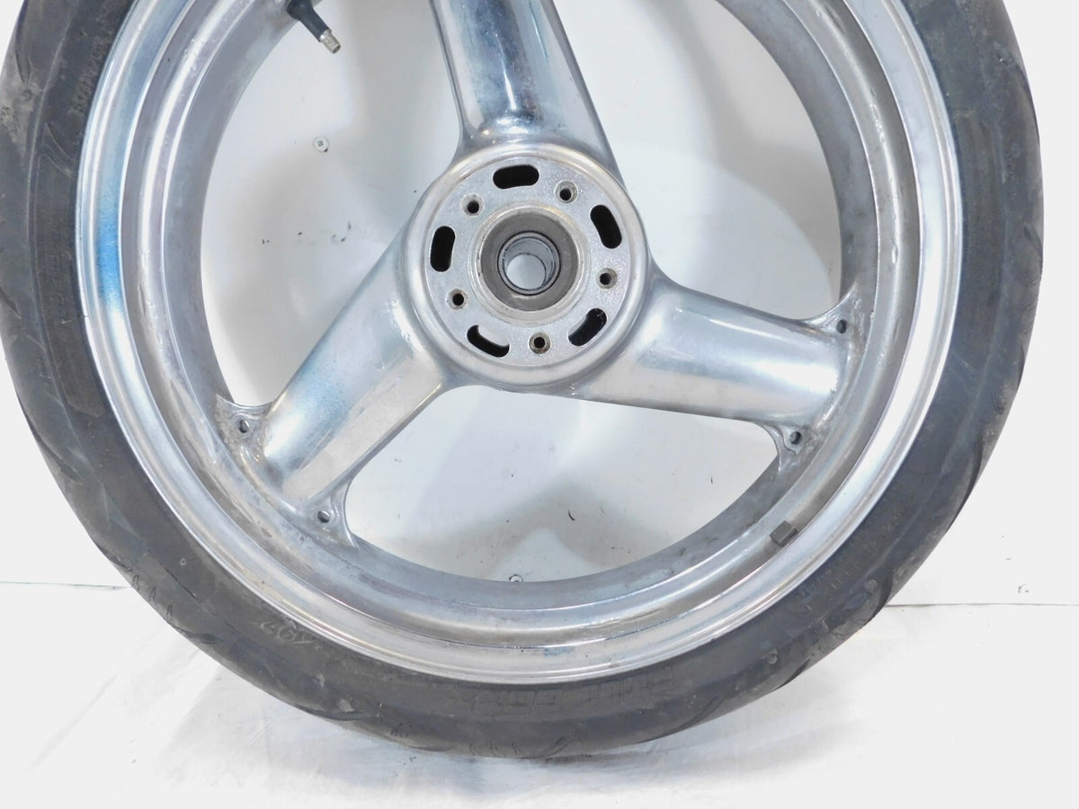 2002 2003 2004 2005 Kawasaki ZZR1200 ZX1200C Front Wheel Rim & Tire - 17x3.5" - C3 Cycle