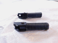 1979-1983 Honda CB650 CB650C Custom Black Rear Left/Right Foot Pegs Footrests - C3 Cycle