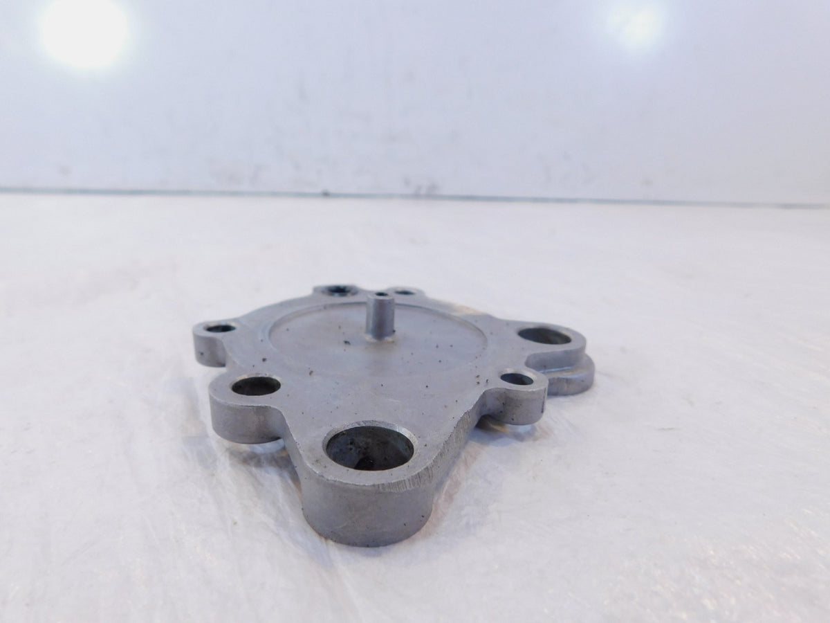 1983 83 Yamaha XJ750J Maxim 750 Silver Engine Motor Crankcase Cover Oil Pump Cap - C3 Cycle