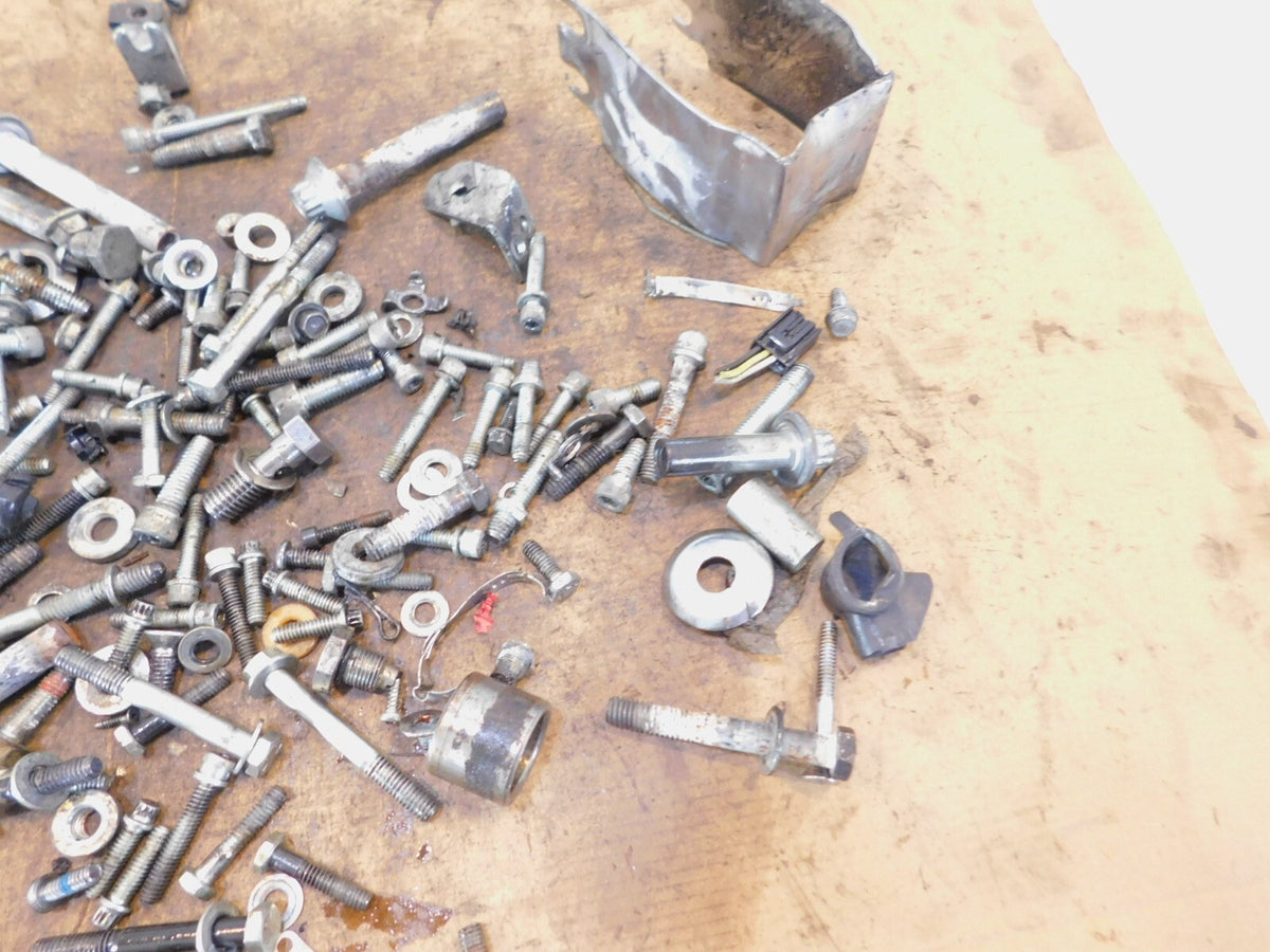 98 Harley Davidson Dyna Wide Glide FXDWG Engine Nut Bolt Brackets Parts Box Lot - C3 Cycle