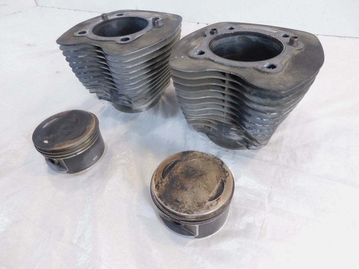 Harley Davidson Twin Cam Touring Dyna & Softail Engine Pistons & Black Cylinders - C3 Cycle