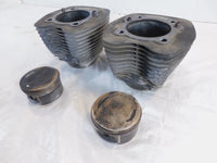 Harley Davidson Twin Cam Touring Dyna & Softail Engine Pistons & Black Cylinders - C3 Cycle