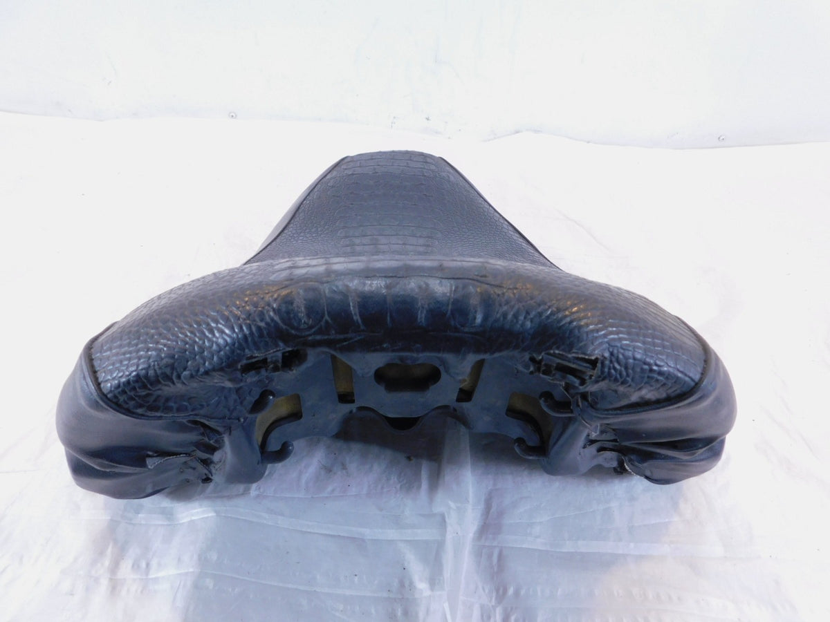 00-06 Harley Davidson Softail Heritage Classic Gator Skin Style Front Rider Seat - C3 Cycle