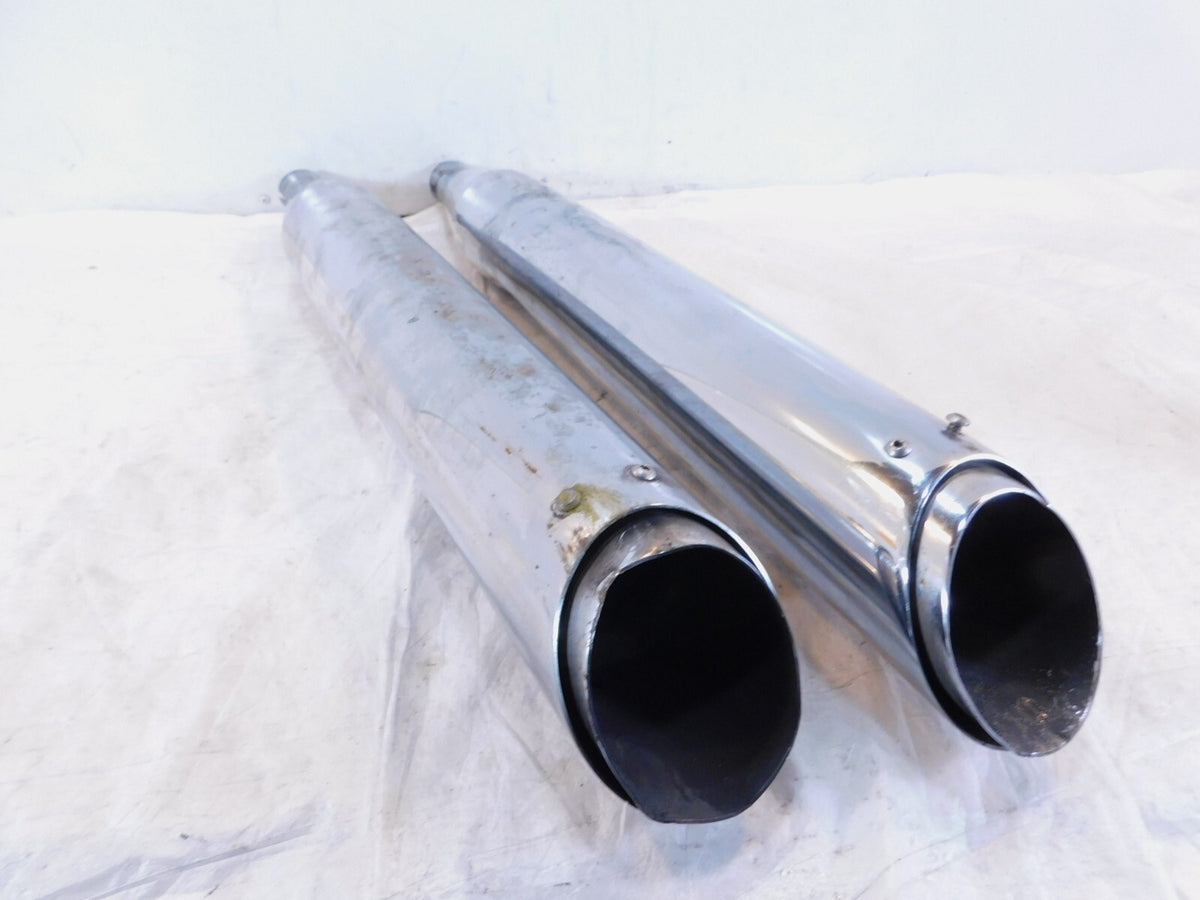 Harley Davidson Road King & Electra Glide Vance &Hines Slip On Exhaust Mufflers - C3 Cycle