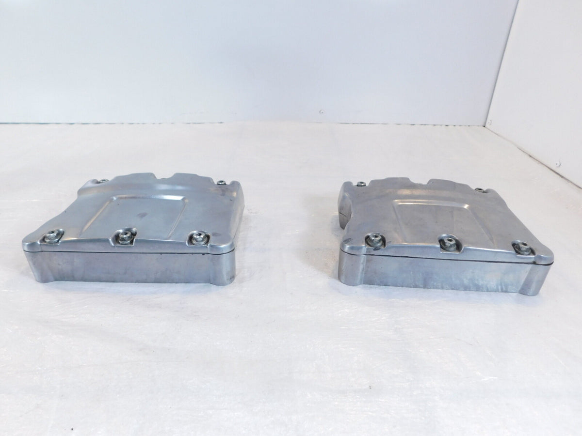 Harley Polished Twin Cam Touring Dyna & Softail Cylinder Head Cover Rocker Boxes - C3 Cycle