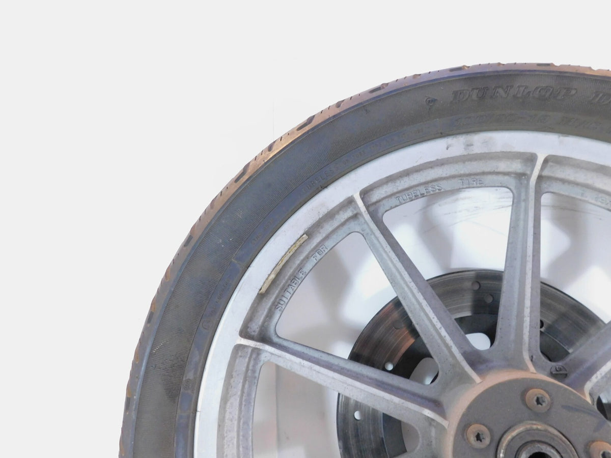 1996-1999 Harley Sportster 883 & 1200 Silver Dual Disc Front Wheel Rim & Rotors - C3 Cycle
