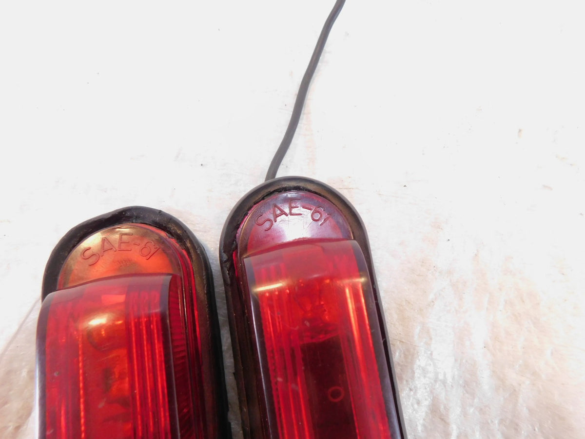 1982-1983 Yamaha XJ750 Maxim 750 Rear Number License Plate Tail Marker Lights - C3 Cycle