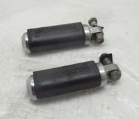 Harley Touring FXR Dyna Sportster & Softail Chrome & Rubber Footpegs Footrests - C3 Cycle