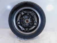80-82 Honda CB650 CB750 Custom 650 750 Black Rear Wheel Rim & Tire 2.5"x16" - C3 Cycle