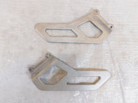 2000-2003 Aprilia SL1000 Falco Front Silver Left/Right Footrest Foot Heel Guards