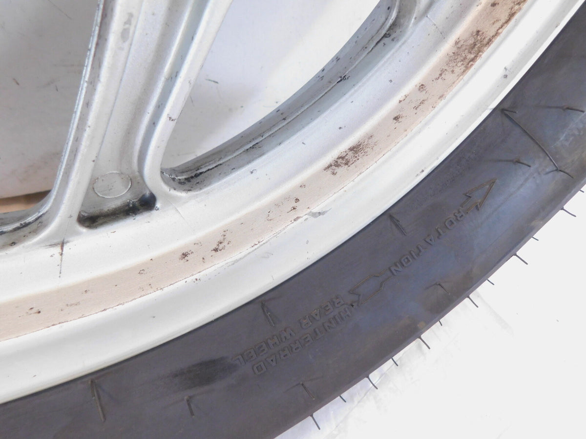 BMW K100 K100LT K100RS & K75 K75S K75RT K75T Silver Cast Rear Wheel Rim 2.75x17" - C3 Cycle