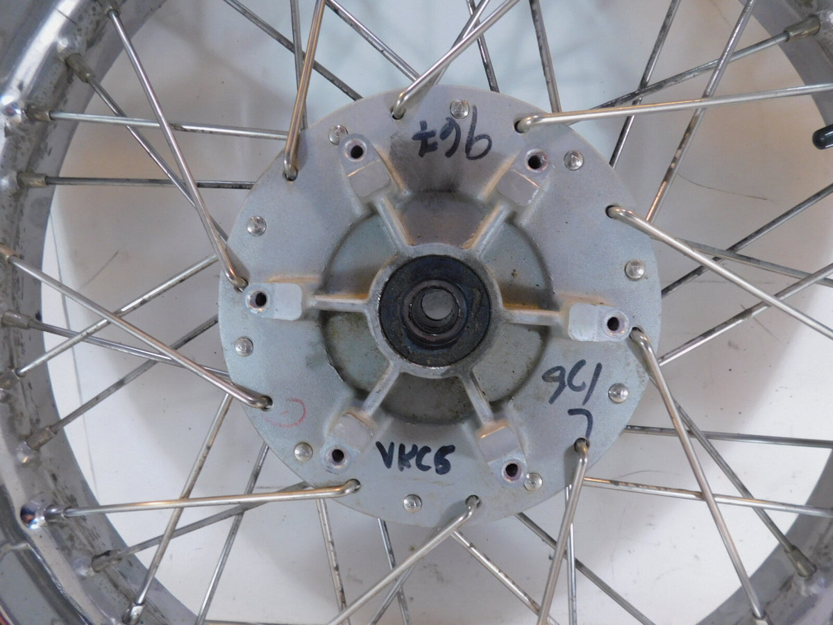Royal Enfield Classic Bullet 500 EFI B5 C5 Rear Laced Wheel Rim & Tire 2.5"x18" - C3 Cycle