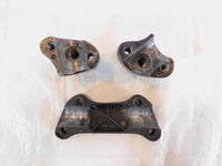 Harley Davidson Sportster 883 & 1200 & Dyna Black Handlebar Bar Riser Clamps