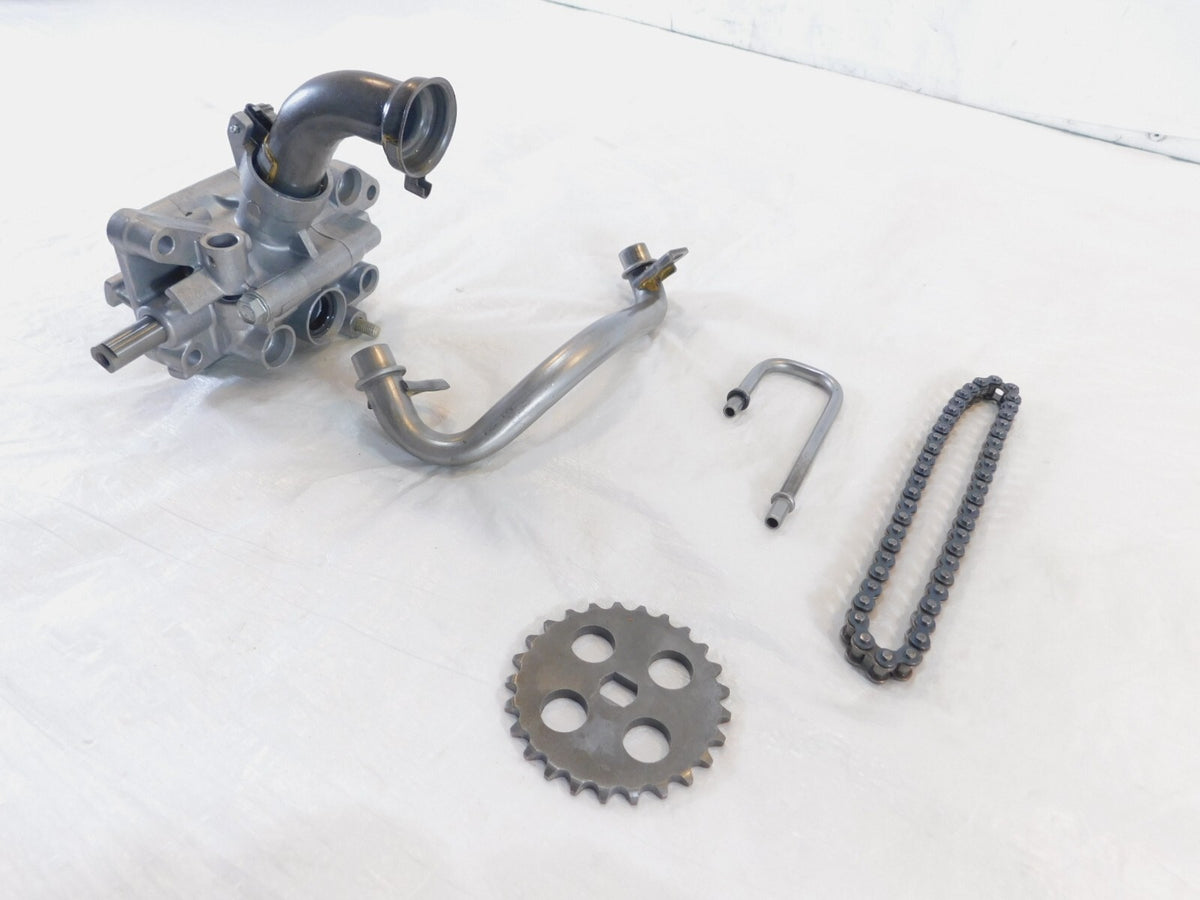 1995-2003 Honda VF750 VF750C Magna 750 Engine Motor Oil Pump Body Pipe & Chain - C3 Cycle