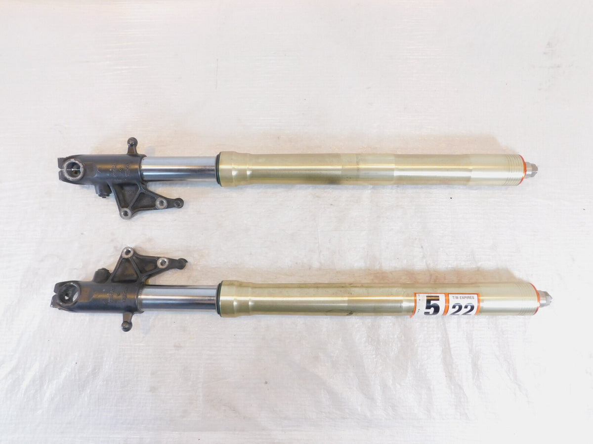 2003 03 Aprilia SL SL1000 1000 Falco Gold Front Wheel Fork Shock Leg Tubes - C3 Cycle