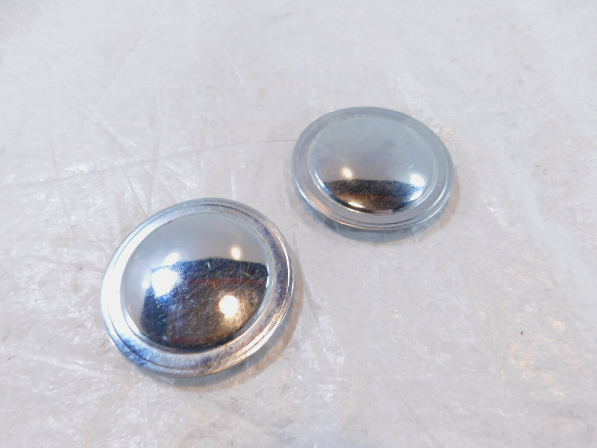 86-99 Yamaha XJ750J Maxim 750 XV1100 Rear Swingarm Pivot Bolt Cap Covers Pair - C3 Cycle