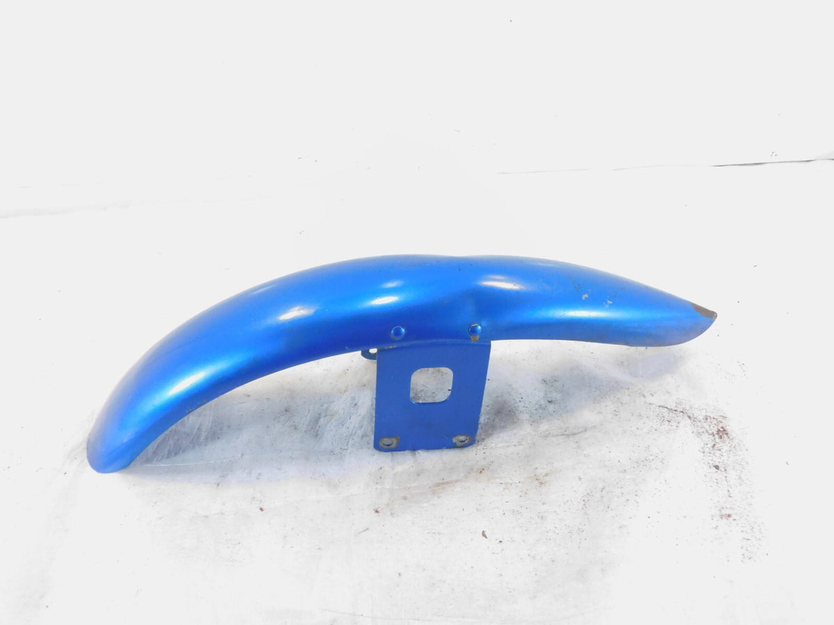Harley Davidson Sportster 883 & 1200 Blue Front Wheel Cover Fender - Dented - C3 Cycle