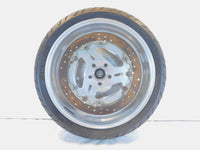 1995 & 1996 Buell M2 Thunderbolt Marchesini Silver Front Wheel Rim & Tire - C3 Cycle