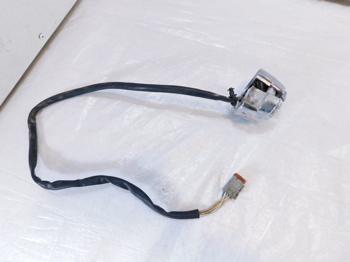 Harley Softail Dyna Sportster Chrome Left Handlebar Horn Turn Signal Switches - C3 Cycle