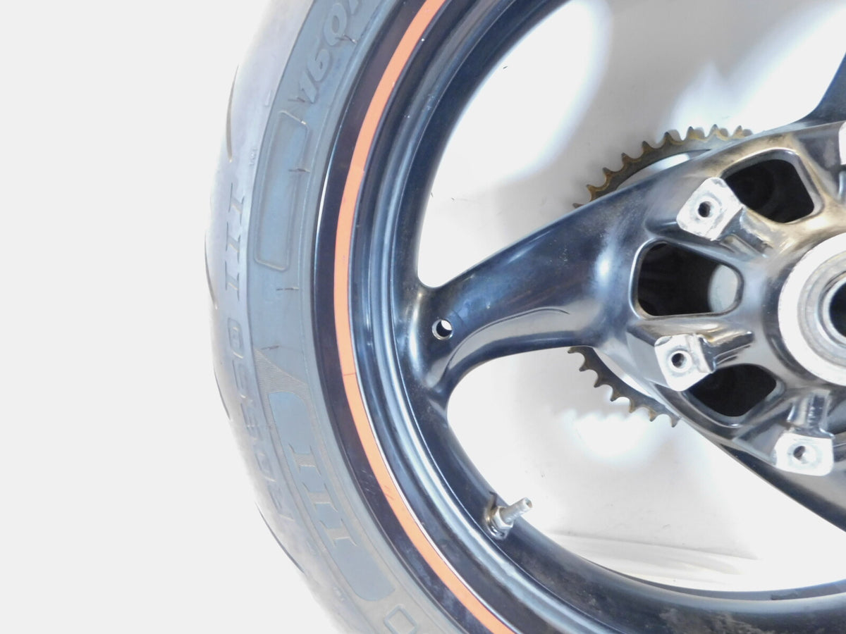Ducati Multistrada Monster 620 695 Cast Rear Wheel Rim Tire & Sprocket Straight - C3 Cycle