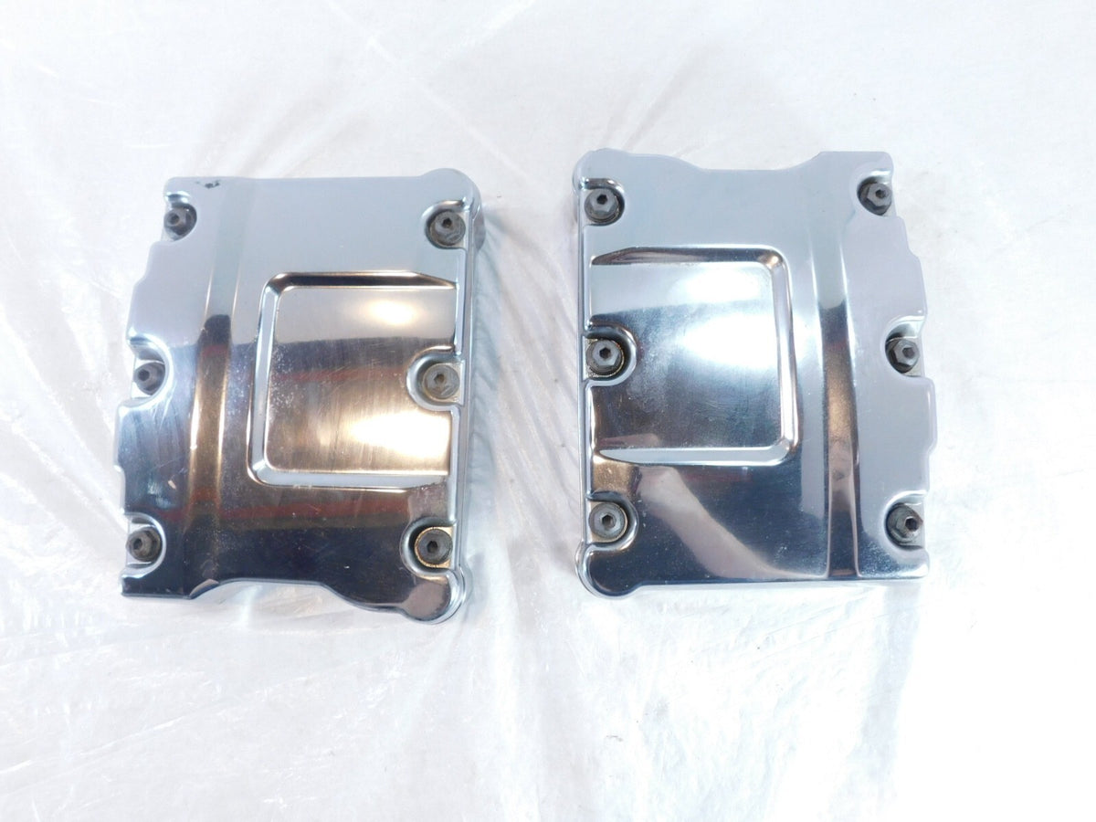 Harley Davidson Touring Dyna & Softail Chrome Cylinder Head Rocker Boxes - C3 Cycle