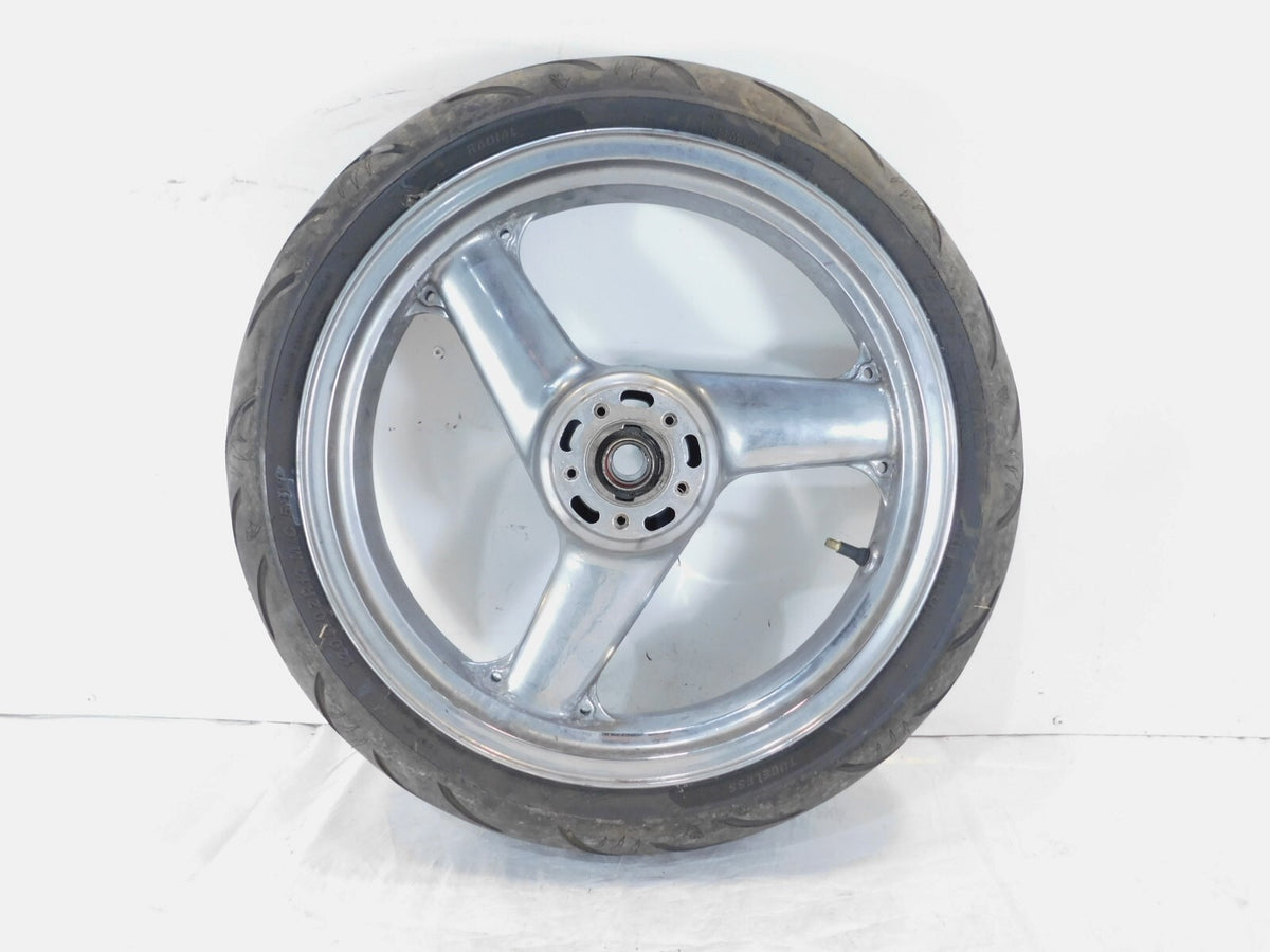 2002 2003 2004 2005 Kawasaki ZZR1200 ZX1200C Front Wheel Rim & Tire - 17x3.5" - C3 Cycle