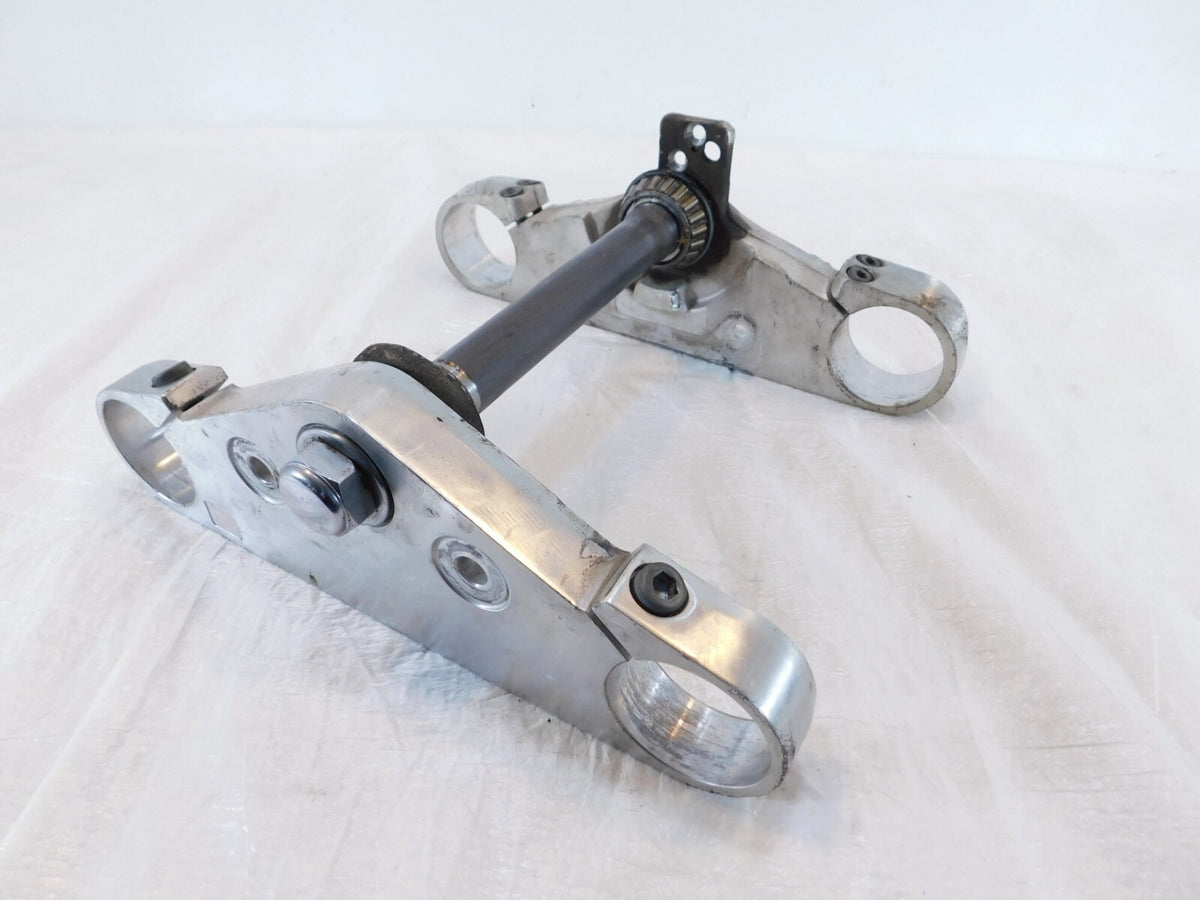 Honda GL1500 GL1500CT Valkyrie 1500 Silver Front Fork Steering Stem Triple Tree - C3 Cycle